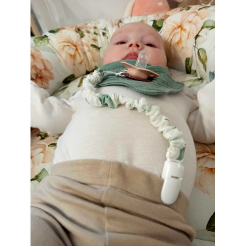 Muślinowy śliniak niemowlęcy- laurowy
